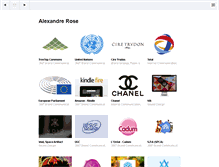 Tablet Screenshot of alexandre-rose.com